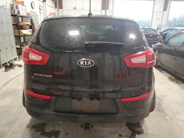 KNDPB3A22C7274175 - 2012 KIA SPORTAGE BASE BLACK photo 6