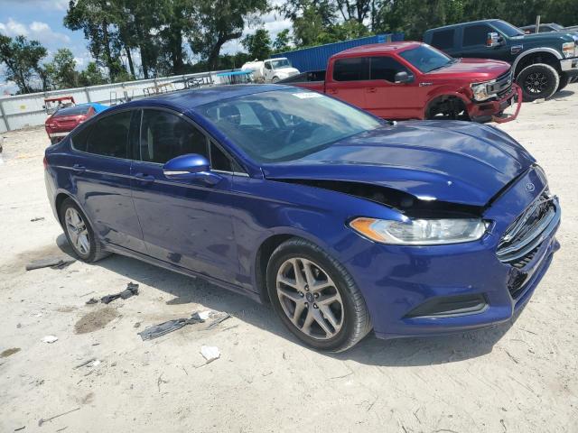 1FA6P0H78F5117219 - 2015 FORD FUSION SE BLUE photo 4