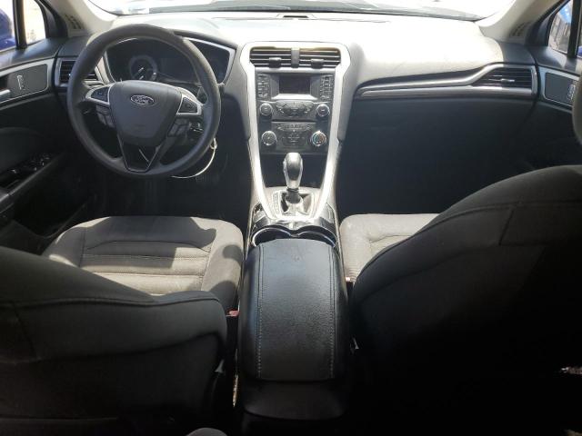 1FA6P0H78F5117219 - 2015 FORD FUSION SE BLUE photo 8