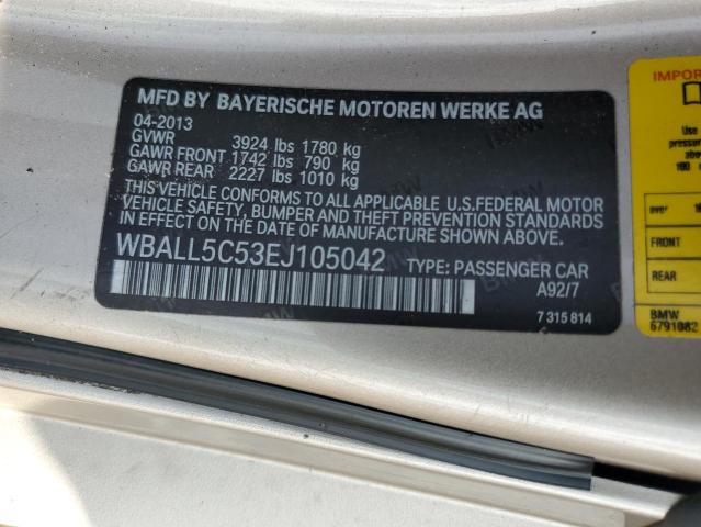 WBALL5C53EJ105042 - 2014 BMW Z4 SDRIVE28I GOLD photo 12