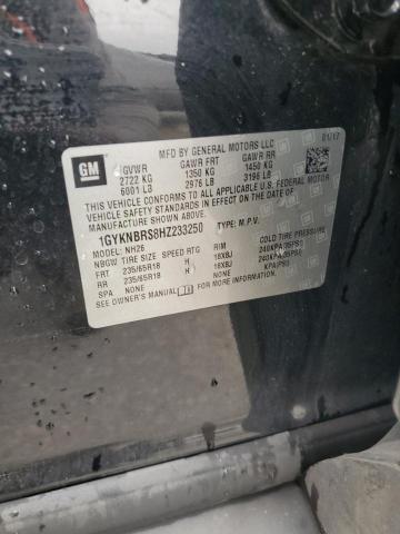 1GYKNBRS8HZ233250 - 2017 CADILLAC XT5 LUXURY BLACK photo 13