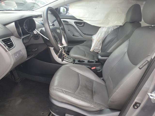 KMHDH4AEXDU780322 - 2013 HYUNDAI ELANTRA GLS GRAY photo 7