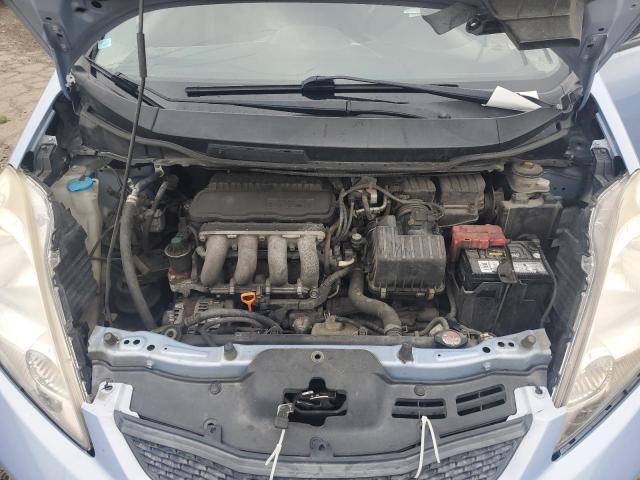 JHMGE8H47AC024266 - 2010 HONDA FIT SPORT BLUE photo 11