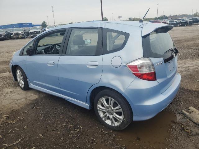 JHMGE8H47AC024266 - 2010 HONDA FIT SPORT BLUE photo 2