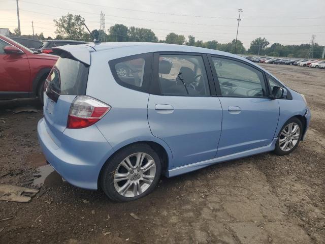 JHMGE8H47AC024266 - 2010 HONDA FIT SPORT BLUE photo 3