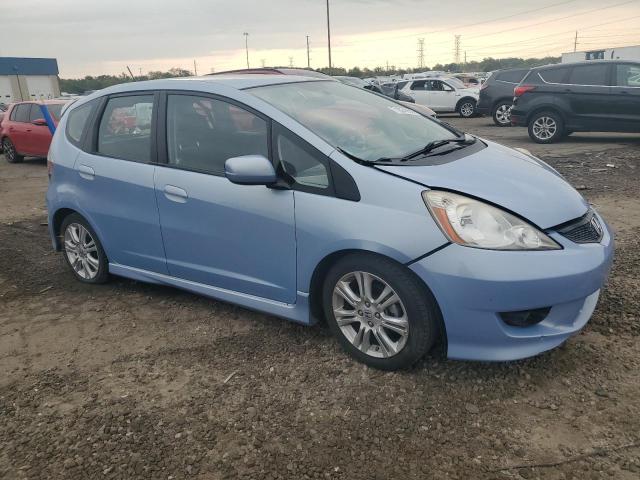JHMGE8H47AC024266 - 2010 HONDA FIT SPORT BLUE photo 4