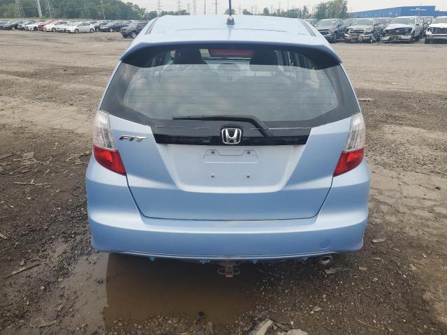 JHMGE8H47AC024266 - 2010 HONDA FIT SPORT BLUE photo 6