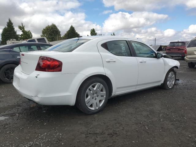 1C3CDZAB0CN286191 - 2012 DODGE AVENGER SE WHITE photo 3