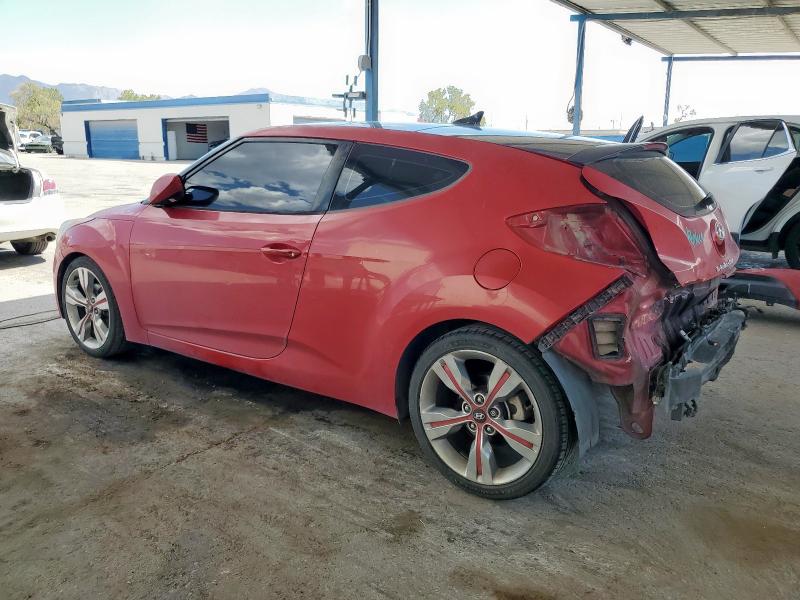 KMHTC6AD2CU054207 - 2012 HYUNDAI VELOSTER Կարմիր լուսանկար 2