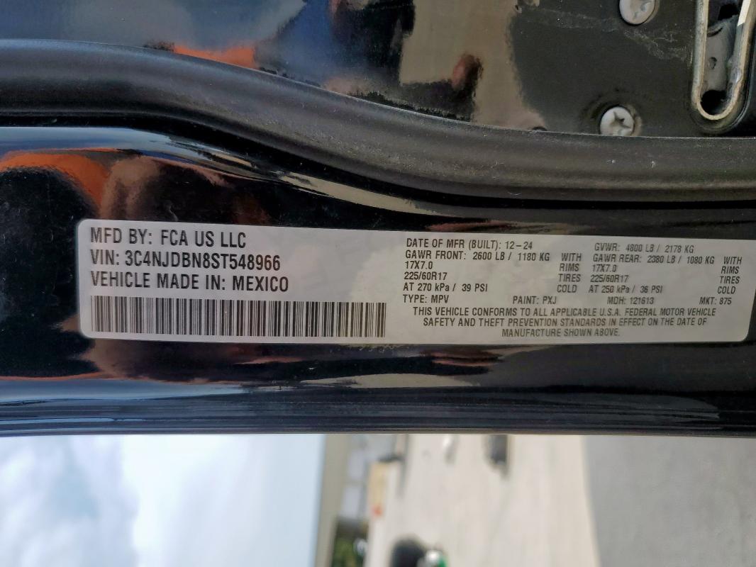 3C4NJDBN8ST548966 - 2025 JEEP COMPASS LATITUDE Qara foto 14