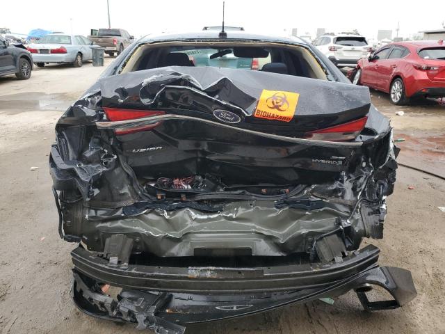 3FA6P0LU6JR156426 - 2018 FORD FUSION SE HYBRID BLACK photo 6