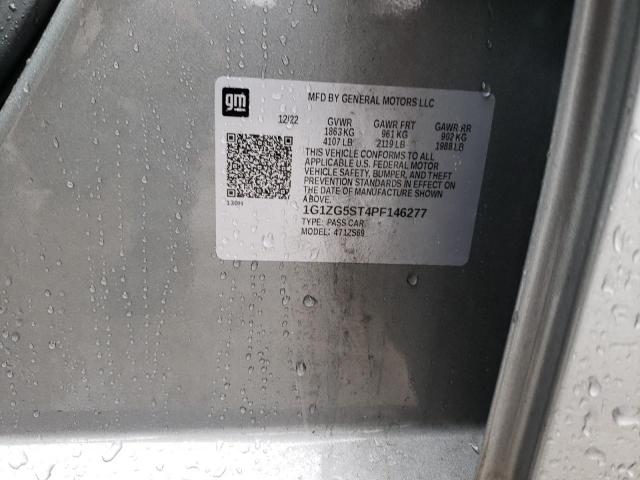 1G1ZG5ST4PF146277 - 2023 CHEVROLET MALIBU RS 银色 照片 12