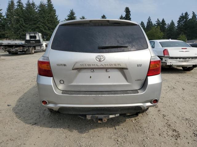 JTEES41A882045536 - 2008 TOYOTA HIGHLANDER SILVER photo 6