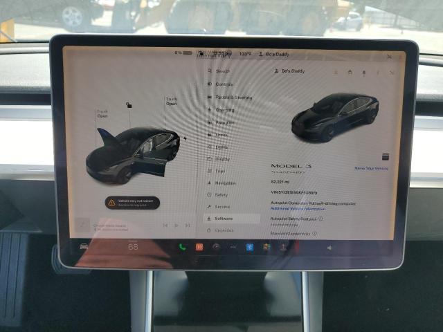 5YJ3E1EA6KF508919 - 2019 TESLA MODEL 3 BLACK photo 9