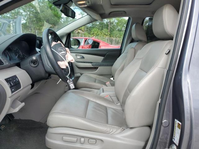 5FNRL5H61EB089302 - 2014 HONDA ODYSSEY EXL GRAY photo 7