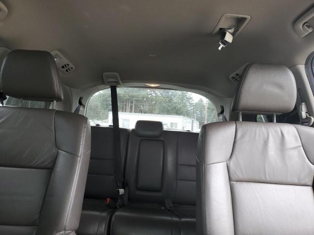 5FNRL5H96CB101046 - 2012 HONDA ODYSSEY TOURING WHITE photo 10