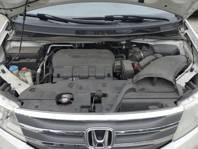 5FNRL5H96CB101046 - 2012 HONDA ODYSSEY TOURING WHITE photo 12