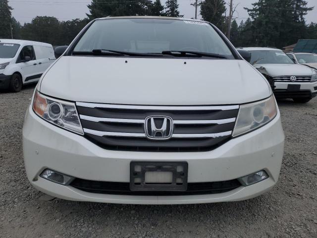 5FNRL5H96CB101046 - 2012 HONDA ODYSSEY TOURING WHITE photo 5