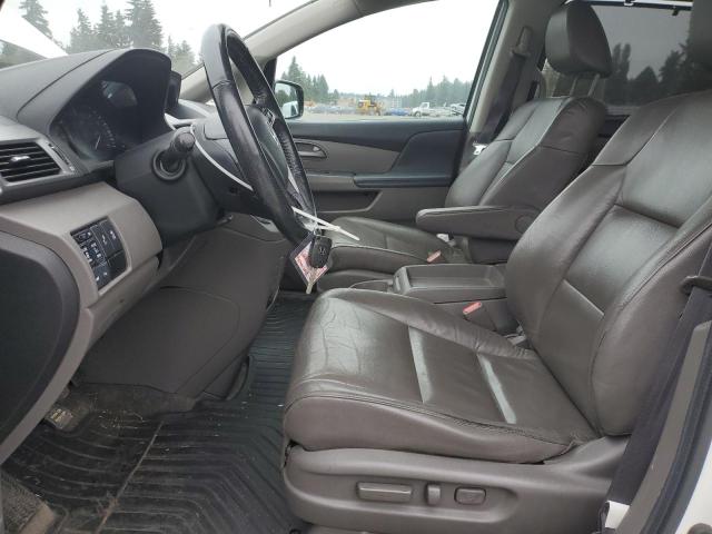 5FNRL5H96CB101046 - 2012 HONDA ODYSSEY TOURING WHITE photo 7