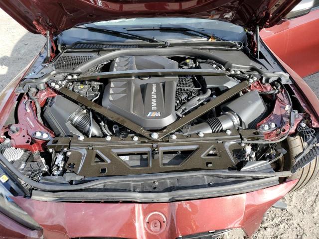 WBS43AY07NFN09759 - 2022 BMW M3 COMPETITION BURGUNDY photo 11