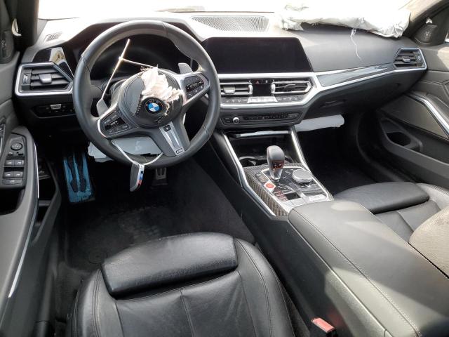 WBS43AY07NFN09759 - 2022 BMW M3 COMPETITION BURGUNDY photo 8