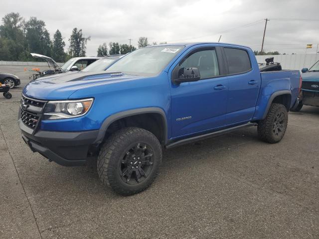 1GCPTEE11J1319746 - 2018 CHEVROLET COLORADO ZR2 BLUE photo 1