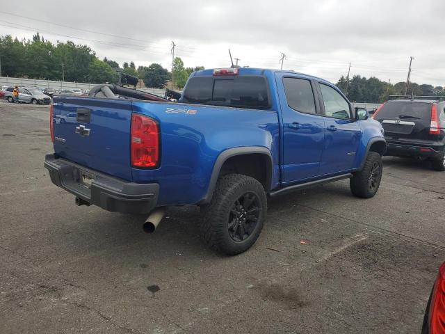 1GCPTEE11J1319746 - 2018 CHEVROLET COLORADO ZR2 BLUE photo 3