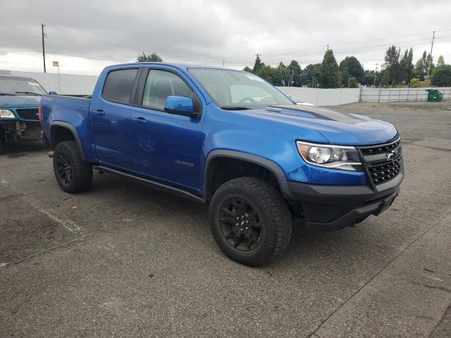 1GCPTEE11J1319746 - 2018 CHEVROLET COLORADO ZR2 BLUE photo 4