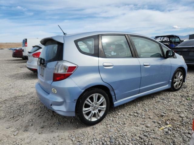 JHMGE88449S056335 - 2009 HONDA FIT SPORT BLUE photo 3