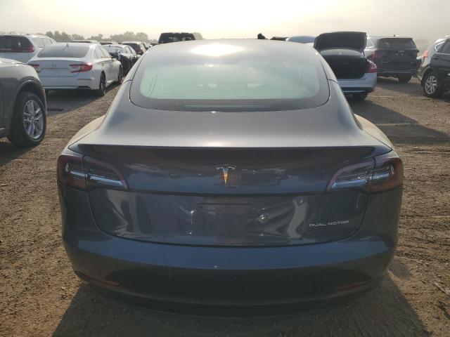 5YJ3E1EB7NF263643 - 2022 TESLA MODEL 3 GRAY photo 6