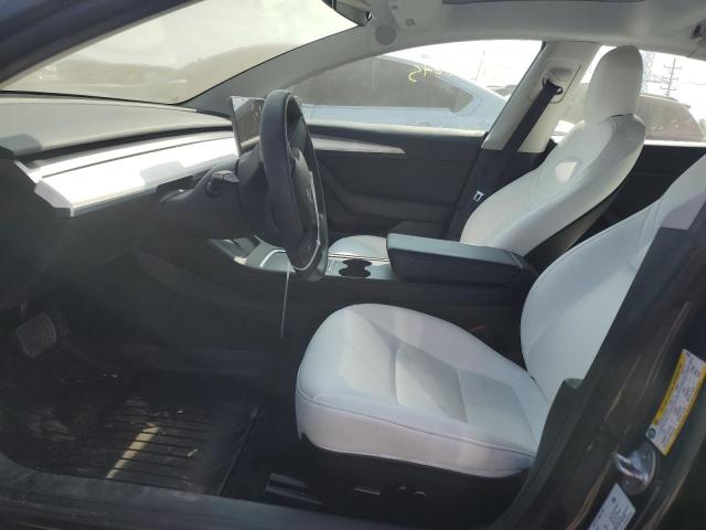 5YJ3E1EB7NF263643 - 2022 TESLA MODEL 3 GRAY photo 7