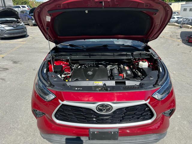 5TDHZRBH9MS072236 - 2021 TOYOTA HIGHLANDER XLE Червоний фото 5