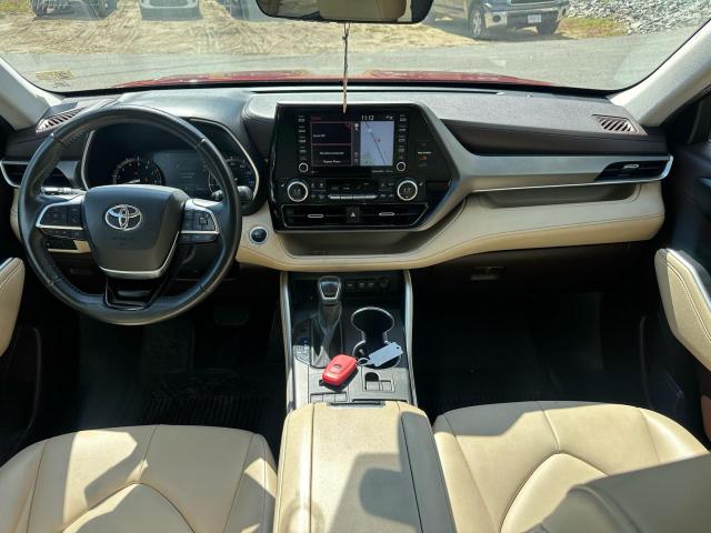 5TDHZRBH9MS072236 - 2021 TOYOTA HIGHLANDER XLE Червоний фото 7