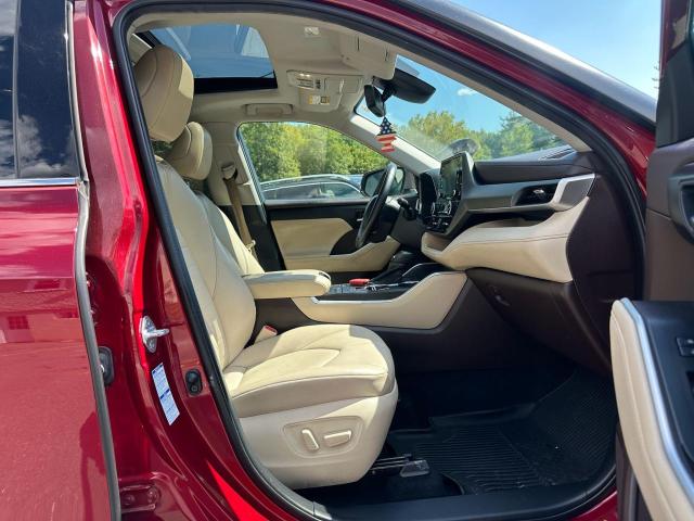 5TDHZRBH9MS072236 - 2021 TOYOTA HIGHLANDER XLE Червоний фото 8