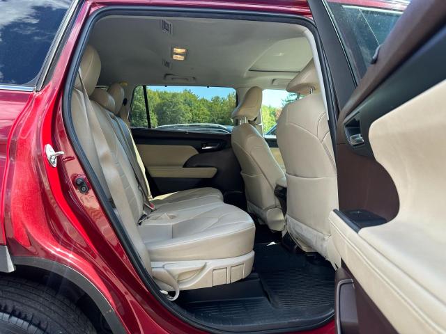 5TDHZRBH9MS072236 - 2021 TOYOTA HIGHLANDER XLE Червоний фото 9