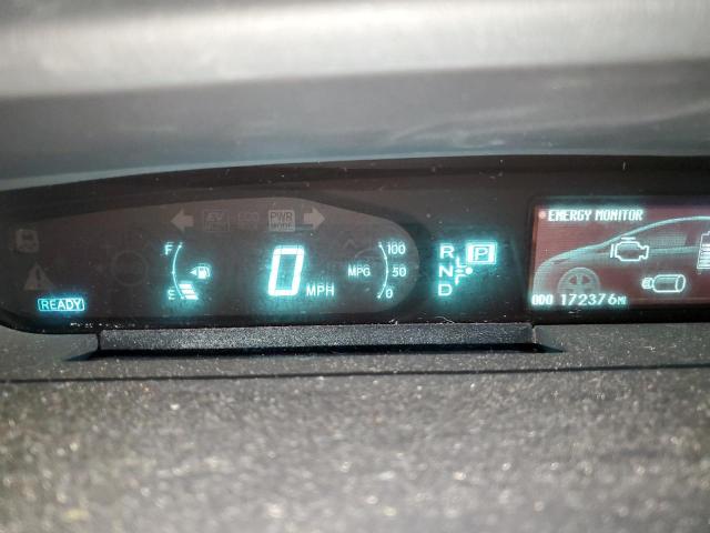 JTDKN3DU3D1692148 - 2013 TOYOTA PRIUS TURQUOISE photo 9