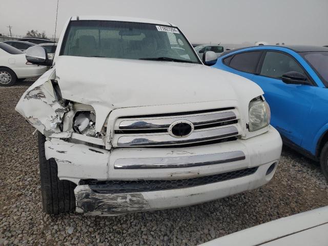 5TBRU341X6S466551 - 2006 TOYOTA TUNDRA ACCESS CAB SR5 WHITE photo 5
