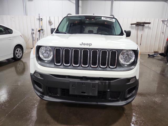 ZACCJBAT6GPD16361 - 2016 JEEP RENEGADE SPORT WHITE photo 5