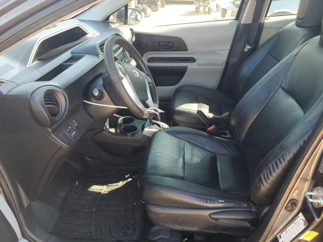 JTDKDTB3XC1518833 - 2012 TOYOTA PRIUS C GRAY photo 7