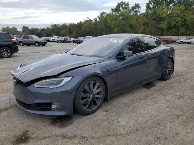 5YJSA1E48LF390844 - 2020 TESLA MODEL S GRAY photo 1