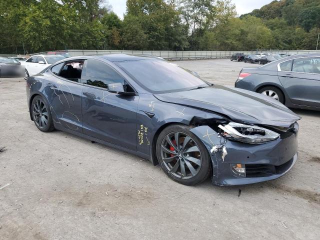 5YJSA1E48LF390844 - 2020 TESLA MODEL S GRAY photo 4