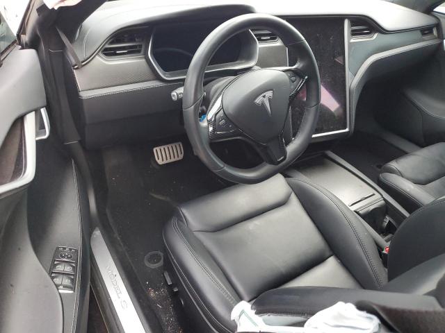 5YJSA1E48LF390844 - 2020 TESLA MODEL S GRAY photo 8