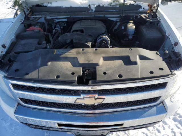 3GCEK23379G272376 - 2009 CHEVROLET SILVERADO K1500 LT WHITE photo 11