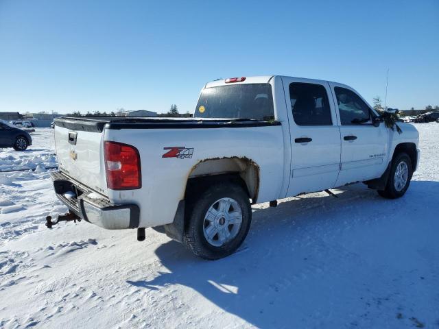 3GCEK23379G272376 - 2009 CHEVROLET SILVERADO K1500 LT WHITE photo 3