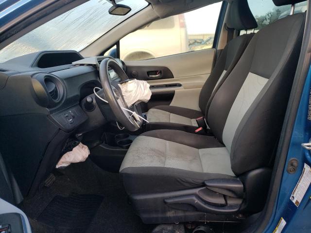 JTDKDTB3XC1504527 - 2012 TOYOTA PRIUS C ლურჯი ფოტო 7