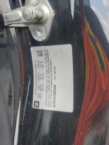 2G1FG1E37D9206080 - 2013 CHEVROLET CAMARO LT 黑色 照片 12