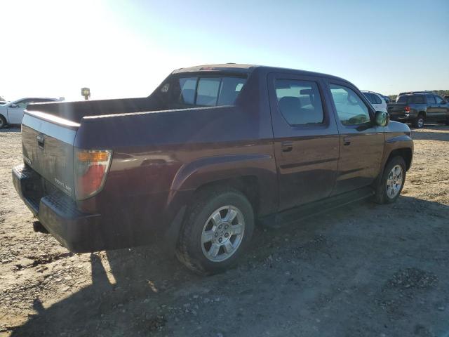 2HJYK16578H508989 - 2008 HONDA RIDGELINE RTL BURGUNDY photo 3