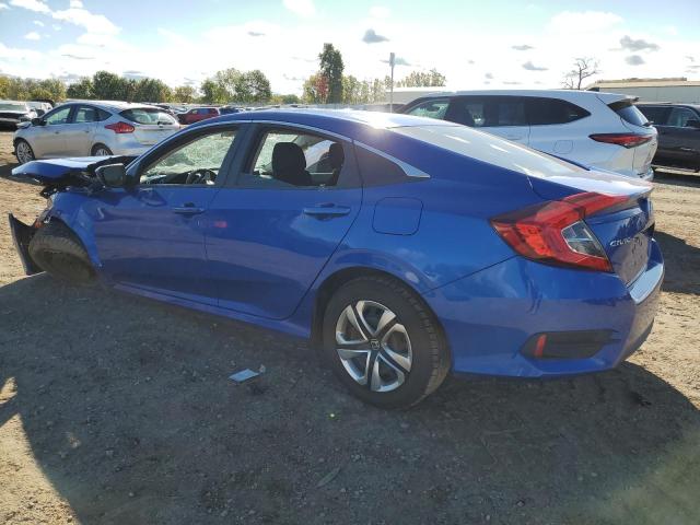 2HGFC2F54JH507949 - 2018 HONDA CIVIC LX BLUE photo 2