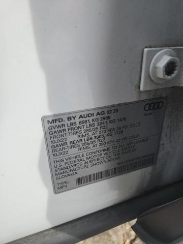 WA1VXAF79LD005264 - 2020 AUDI Q7 PRESTIGE Ақ фото 12