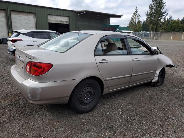 1NXBR32E23Z098787 - 2003 TOYOTA COROLLA CE BEIGE photo 3
